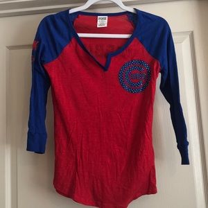 Victoria secrets cubs shirt